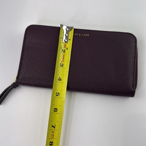 Love & Lore Maroon Vegan Wallet - Picture 8 of 9